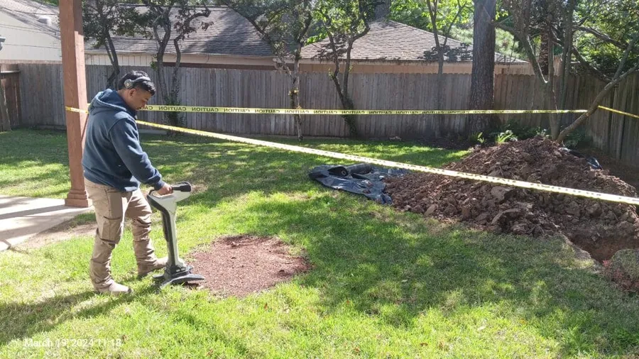 Sewer line service